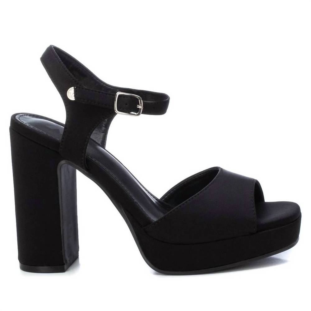 NEW XTI women's heel sandals in black